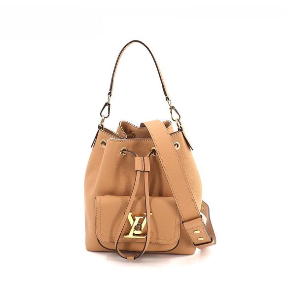 Louis Vuitton Lock Me Bucket Leather 2way Shoulder Bag - Picture 1 of 10